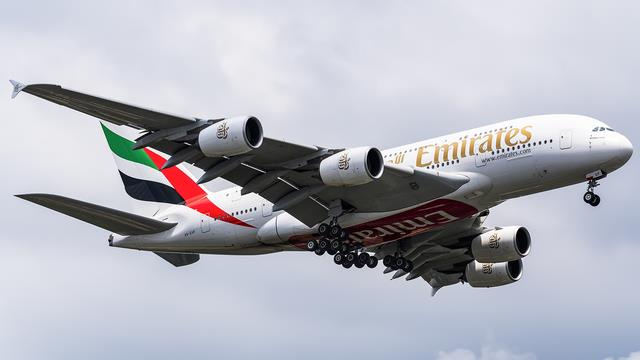 A6-EUF:Airbus A380-800:Emirates Airline